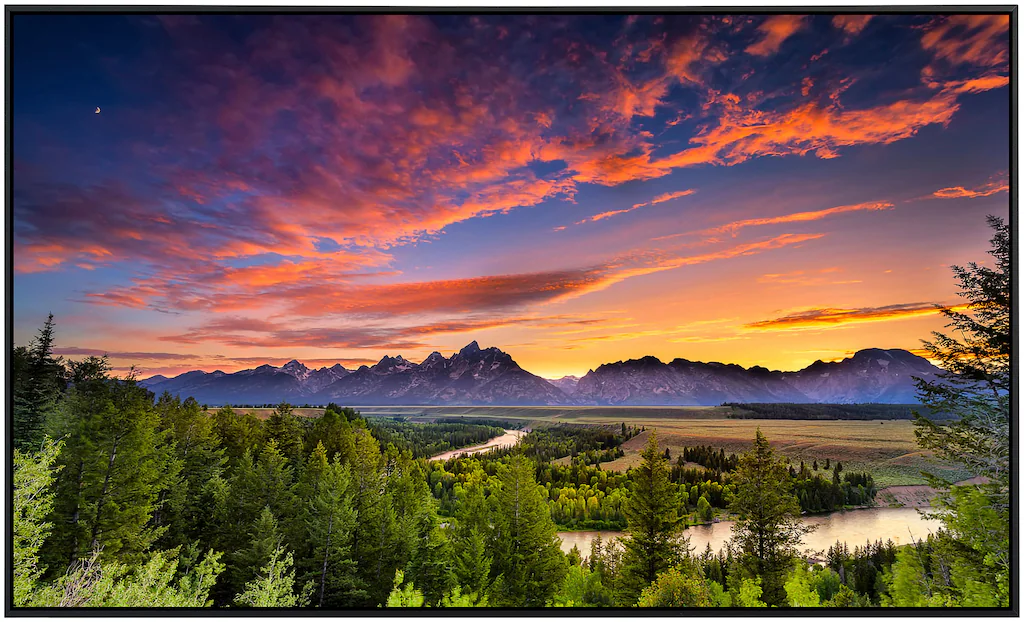 Papermoon Infrarotheizung »Snake River Sonnenuntergang«, sehr angenehme Str günstig online kaufen