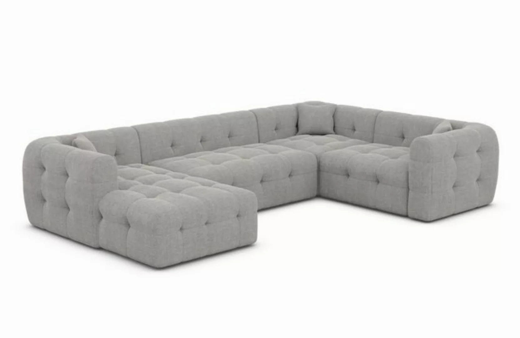 Sofa Dreams Wohnlandschaft Polster Sofa Lounge Wohnlandschaft Couch Stoff S günstig online kaufen