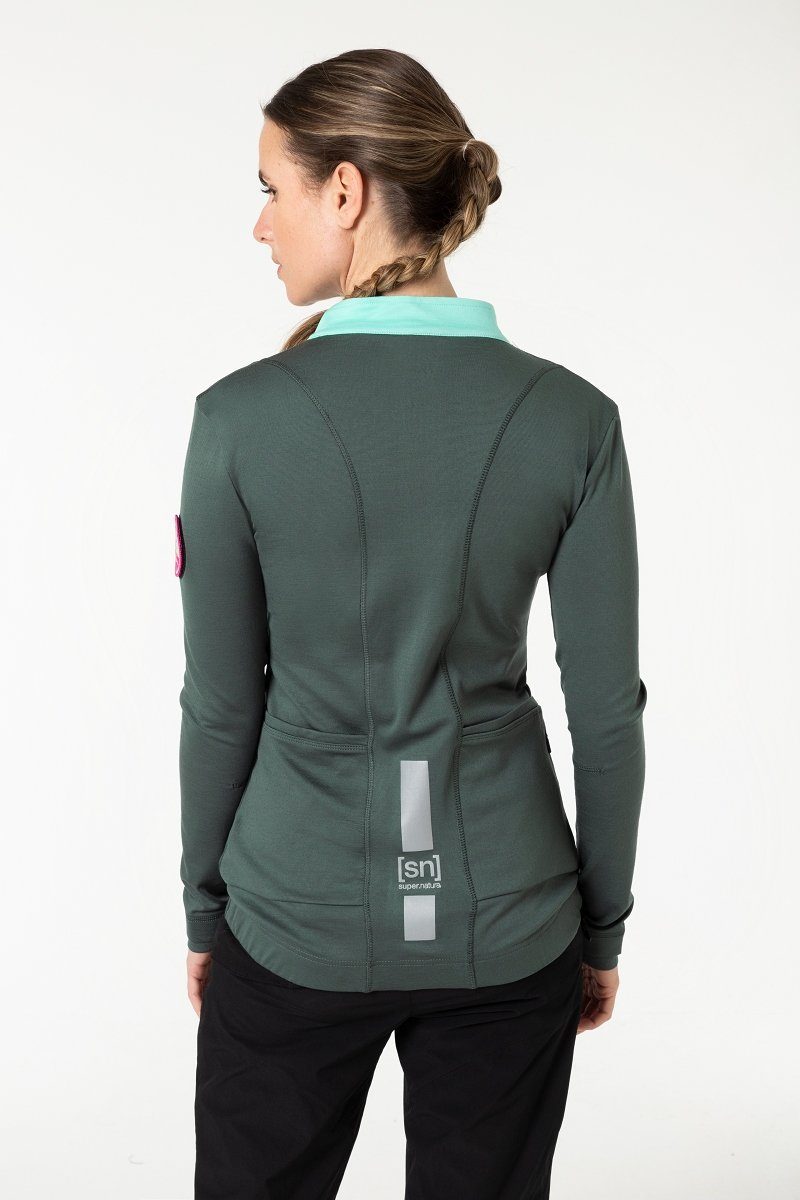 SUPER.NATURAL Radtrikot Merino Fahrradtrikot W GRAVA günstig online kaufen