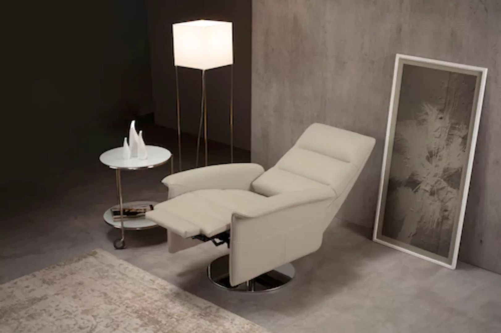 Egoitaliano Sessel »Kelly Designsessel«, drehbar, manuelle Relaxfunktion mi günstig online kaufen