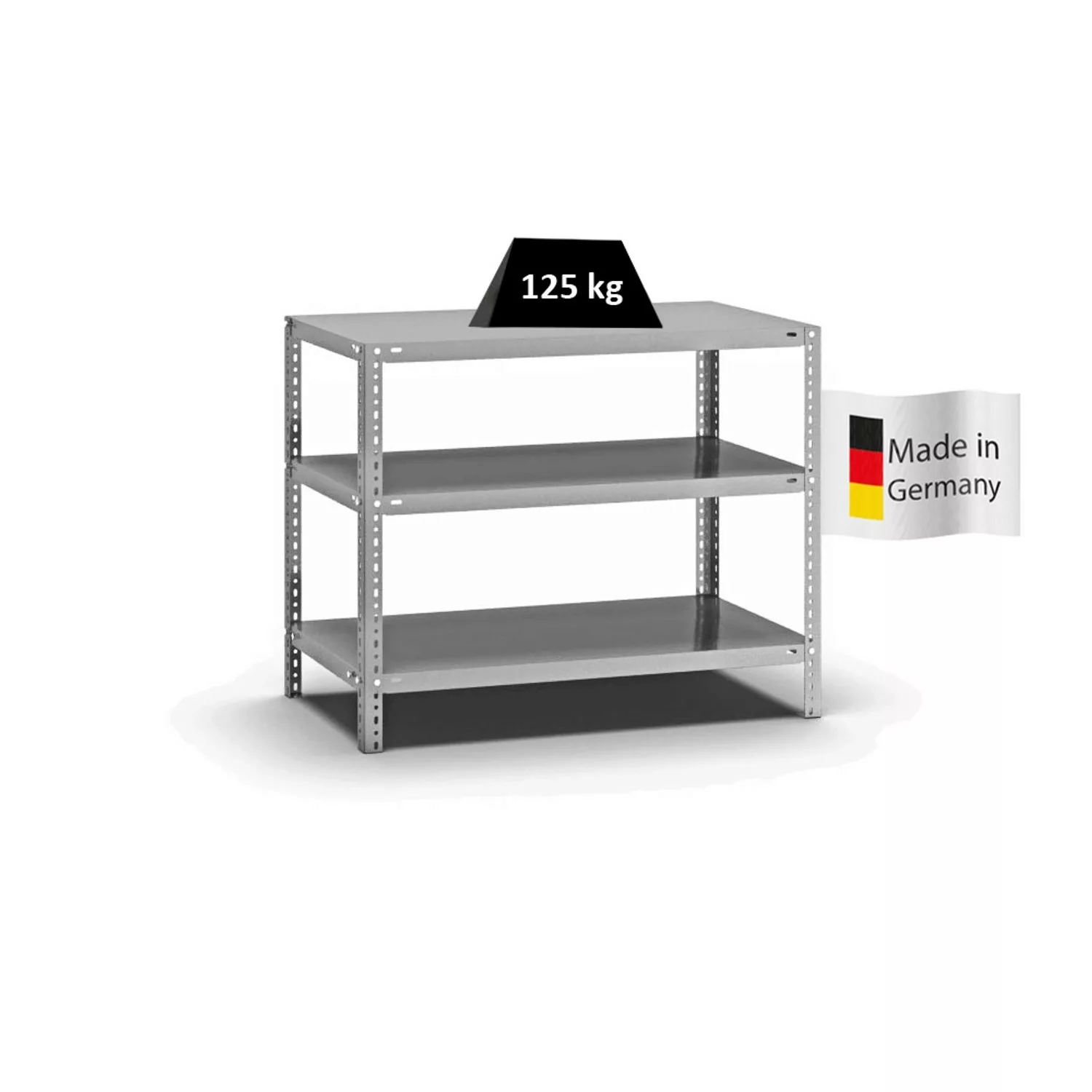 PROREGAL Fachbodenregal Schraubsystem Light-Duty Grundregal HxBxT 80 x 100 günstig online kaufen