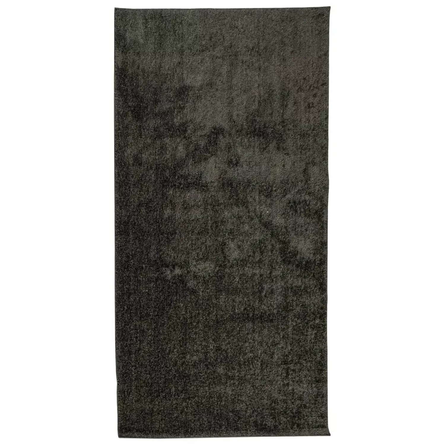 vidaXL Teppich Istan Hochflor Glänzend Anthrazit 100x200 Cm 1953969 günstig online kaufen