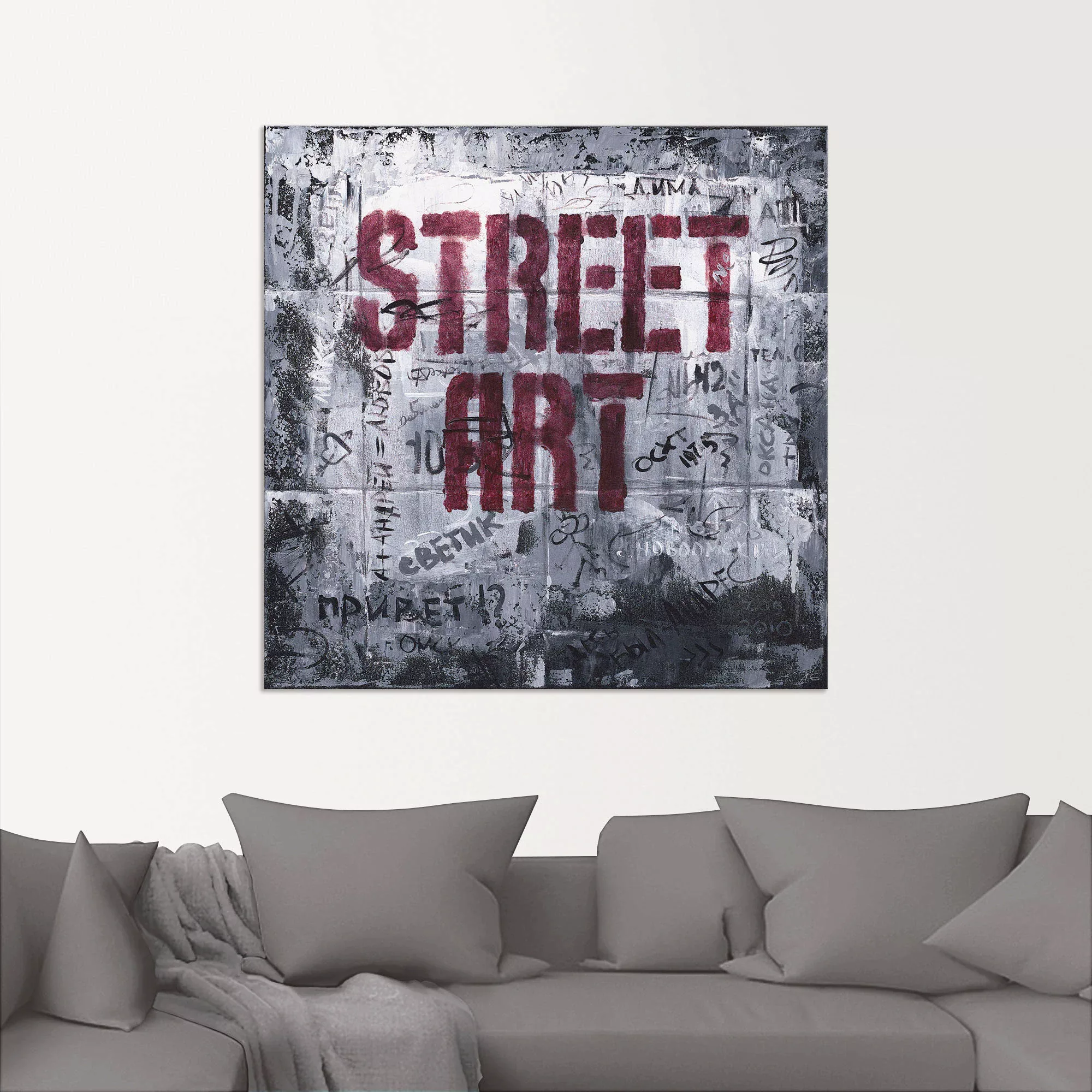 Artland Wandbild »Street Art - Straßenkunst«, Sprüche & Texte, (1 St.), als günstig online kaufen