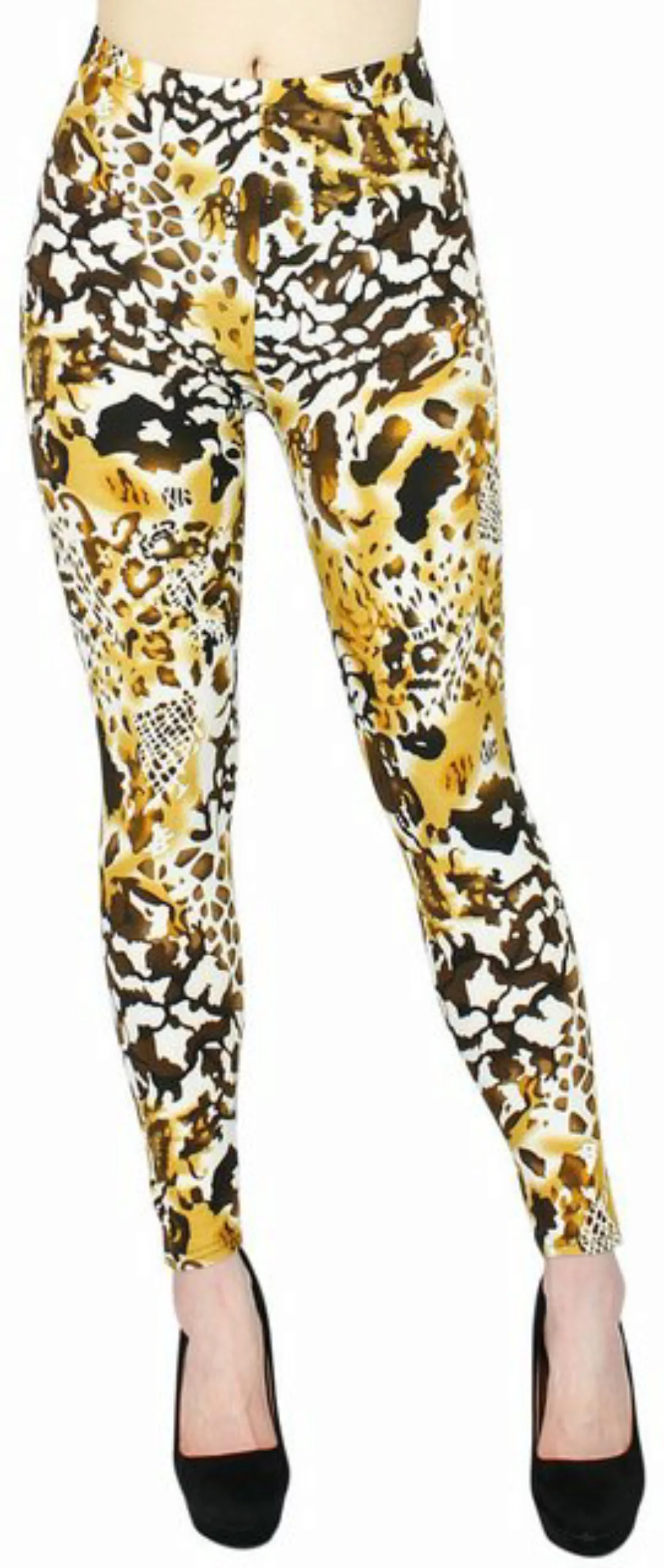 dy_mode Leggings Damen Leggings Tiger Muster Animal Print Fitnesshose Zebra günstig online kaufen