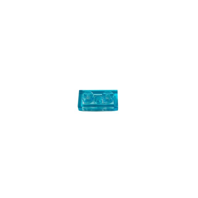 LEGO® Spielbausteine LEGO® 1x2 Platten Hellblau - Trans-Light Blue 3023 - 2 günstig online kaufen