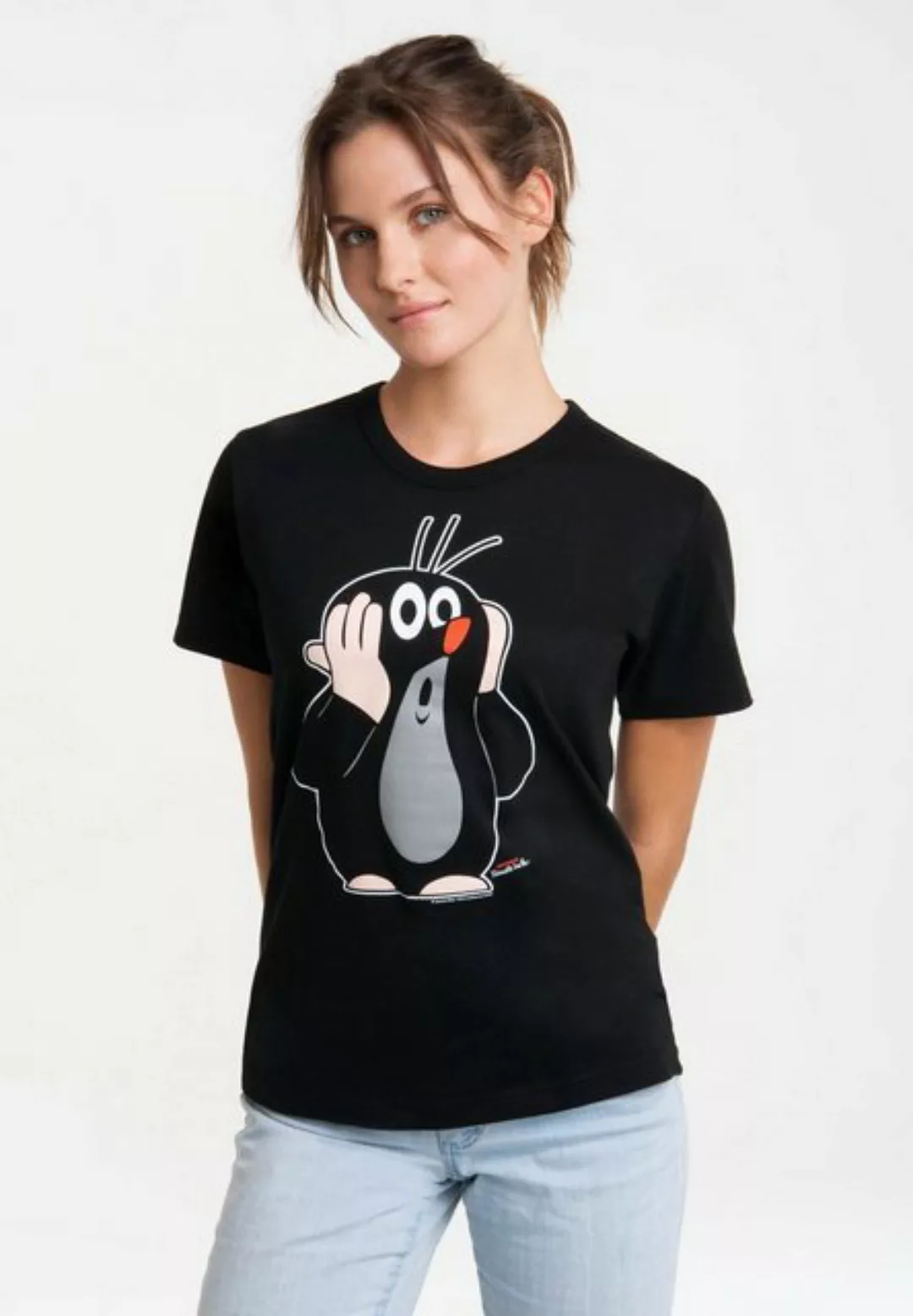 LOGOSHIRT T-Shirt "Der kleine Maulwurf - Ohoh", mit lizenziertem Print günstig online kaufen
