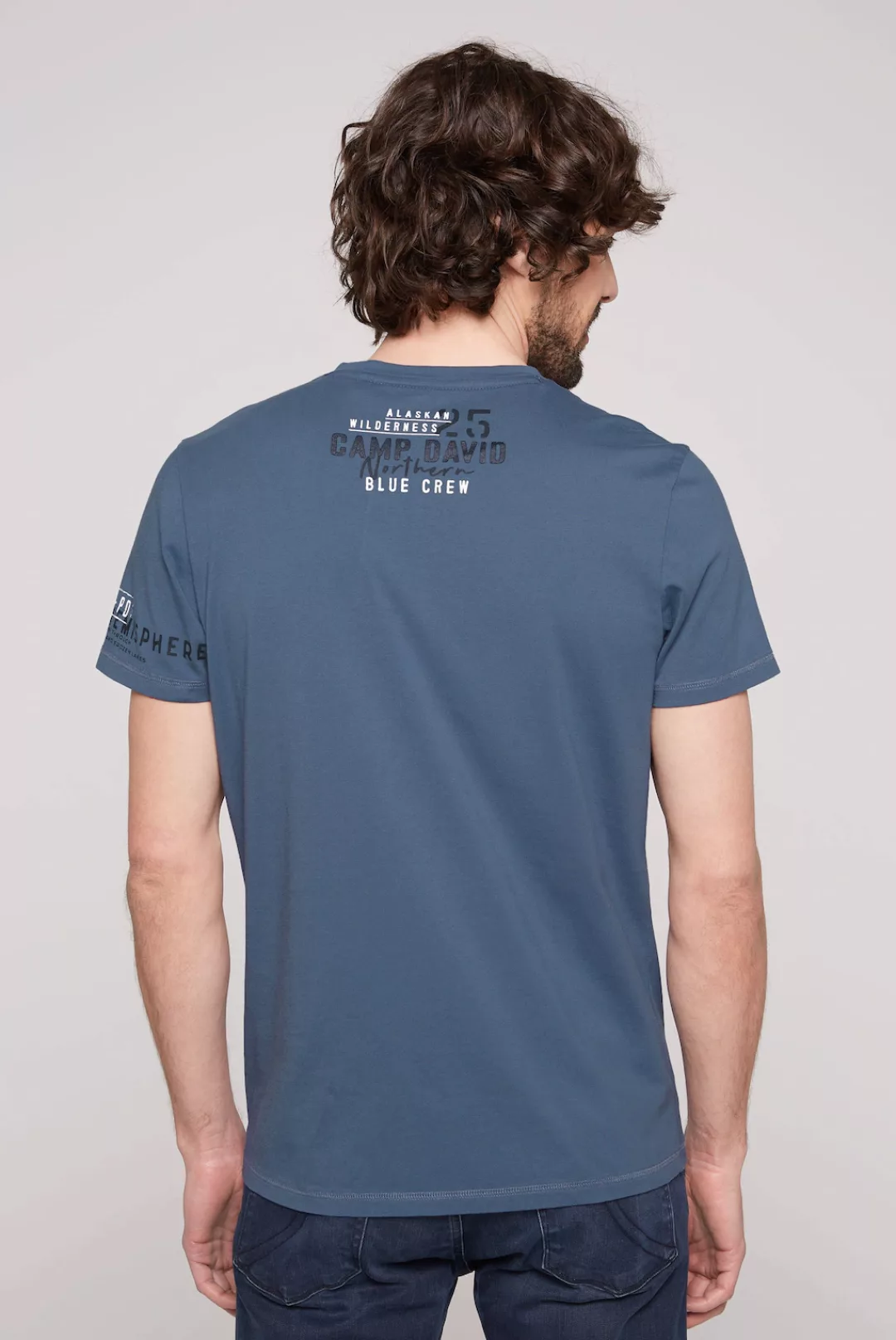 CAMP DAVID T-Shirt mit Logo-Artworks günstig online kaufen