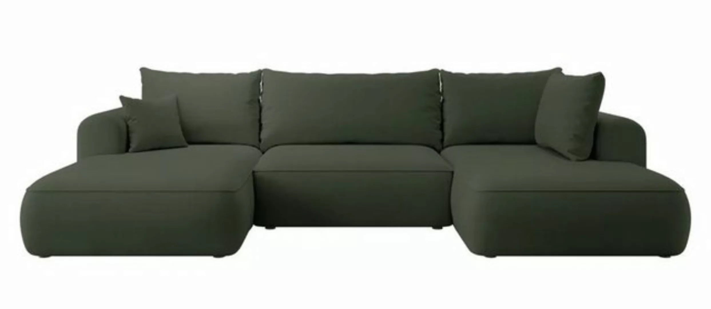 DB-Möbel Wohnlandschaft "GRAND" U-Form-Sofa mit Schlaffunktion, Bettkasten, günstig online kaufen