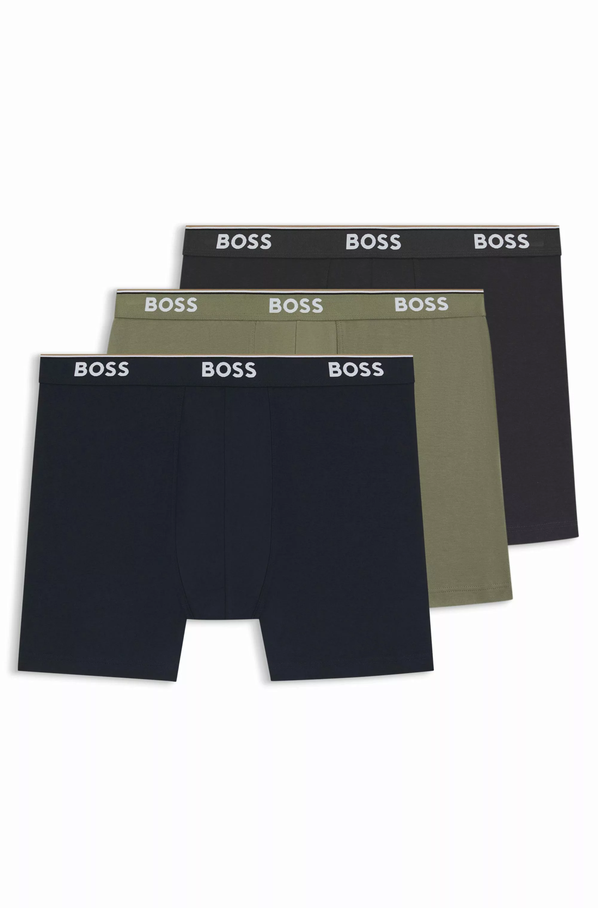 BOSS Boxershorts BoxerBrLong 3P Power günstig online kaufen