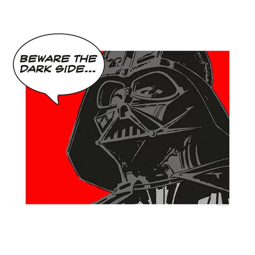 Komar Poster Star Wars Classic Comic Quote Vader Star Wars - Intro B/L: ca. günstig online kaufen