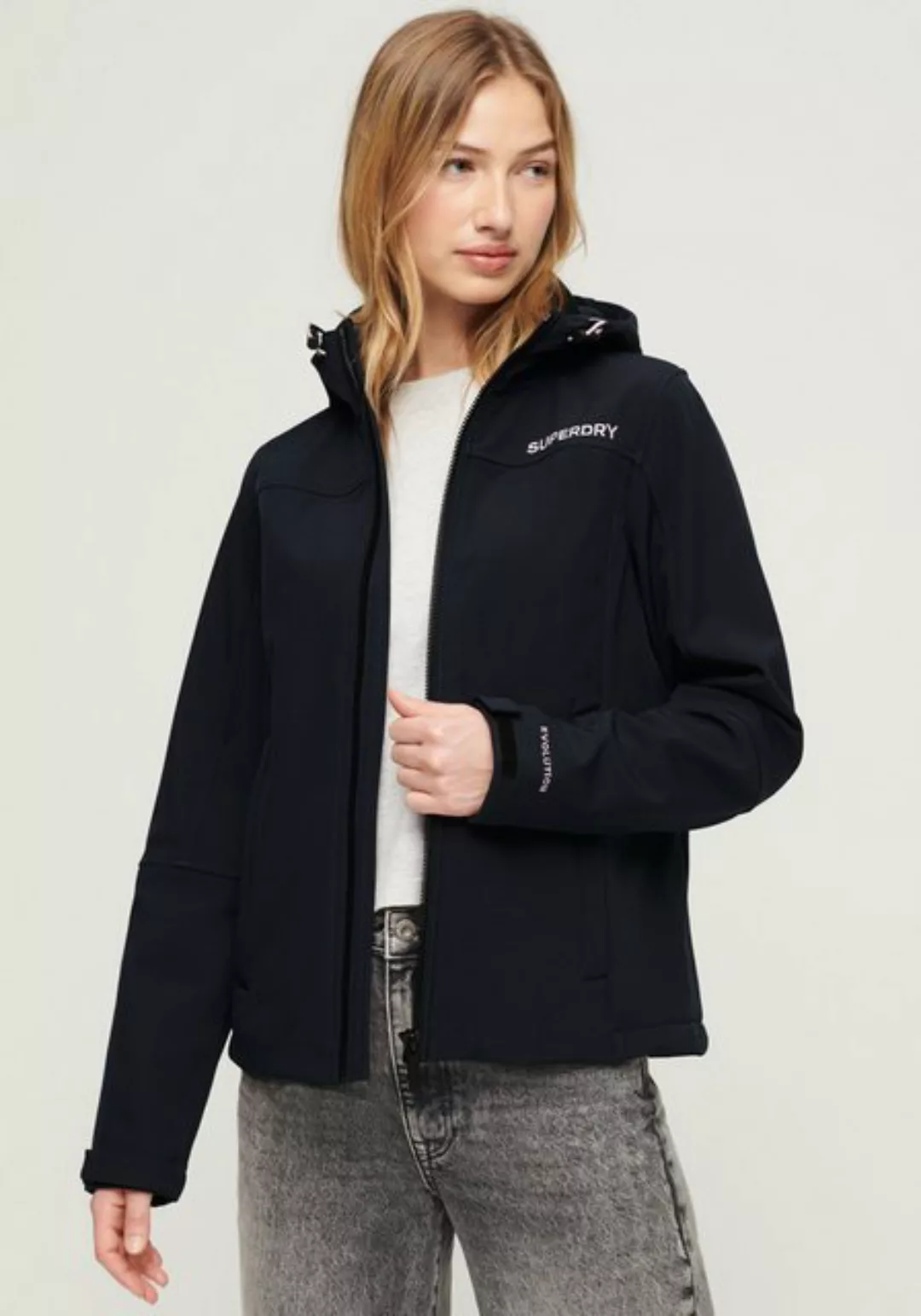 Superdry Softshelljacke SU-HOODED SOFTSHELL JACKET günstig online kaufen