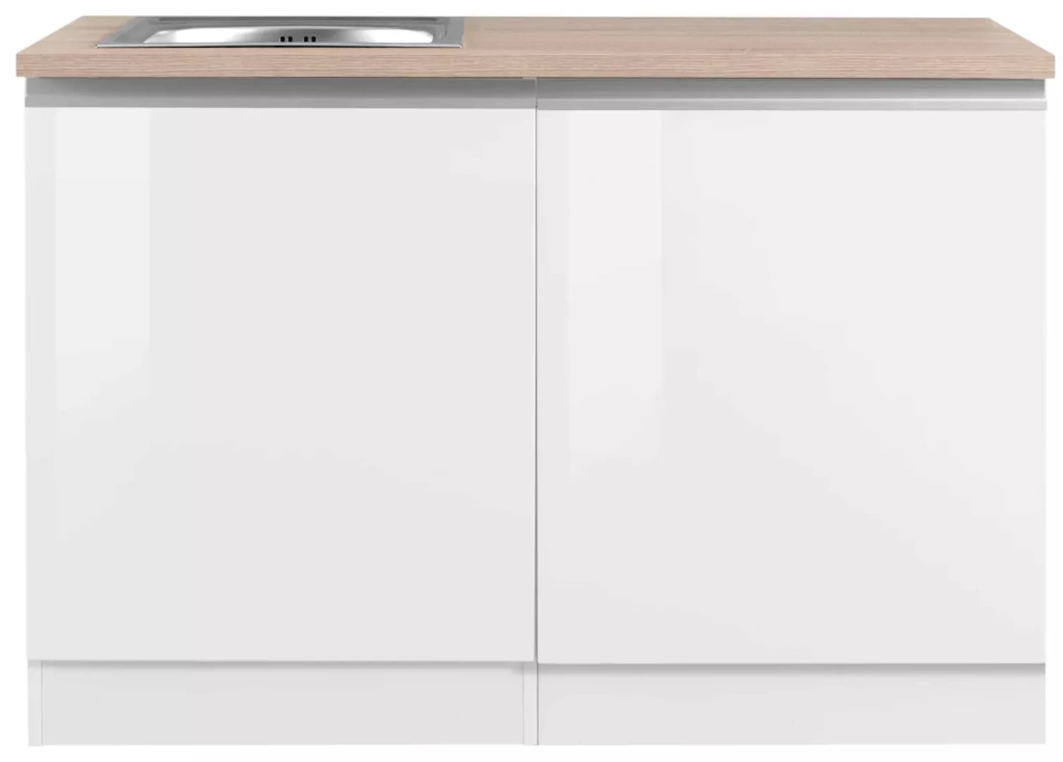 KOCHSTATION Spülenschrank "KS-Ohio", Breite 120 cm, mit Tür/Sockel für Gesc günstig online kaufen