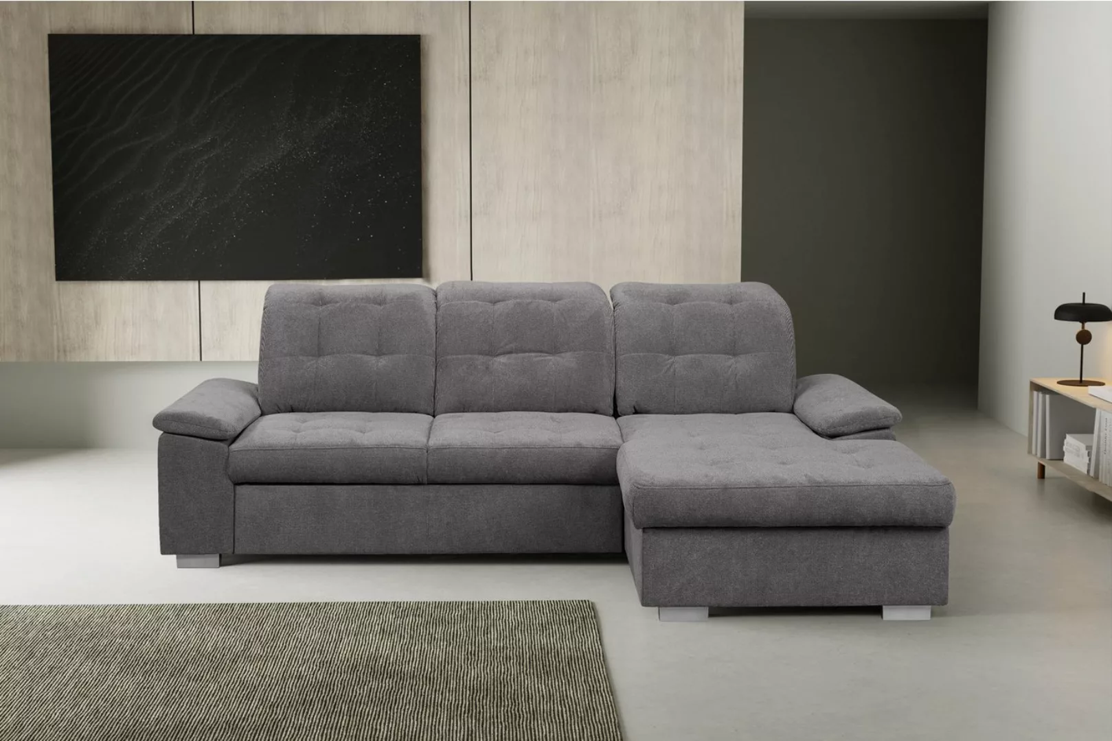 WERK2 Ecksofa Carmen L-Form, Sofa, Eckcouch mit Schlaffunktion, Bettkasten, günstig online kaufen