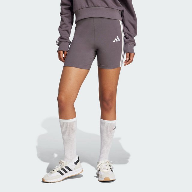 adidas Sportswear Shorts ESSENTIALS 3-STREIFEN HIGH WAISTED KURZE LEGGINGS günstig online kaufen