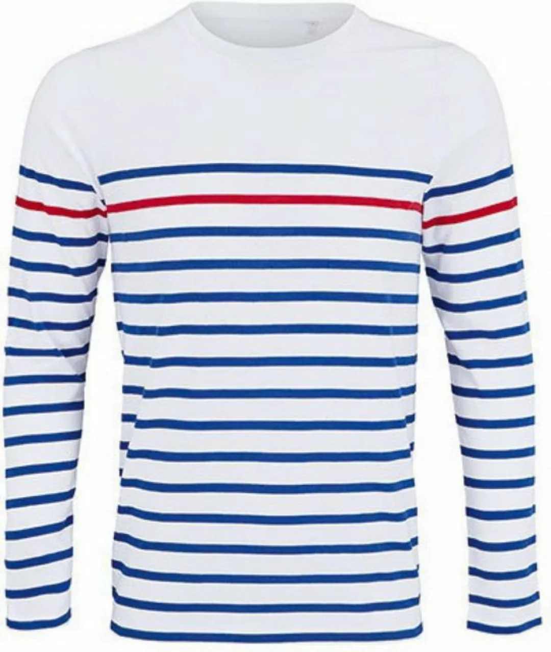 SOLS Langarmshirt Herren Shirt Men´s Long Sleeve Striped T-Shirt Matelot günstig online kaufen