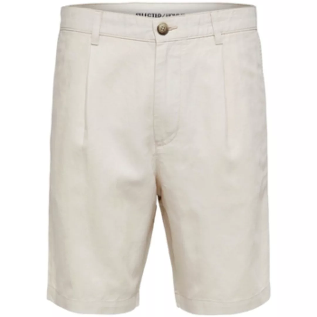 Selected  Shorts Comfort-Jones Linen - Oatmeal günstig online kaufen
