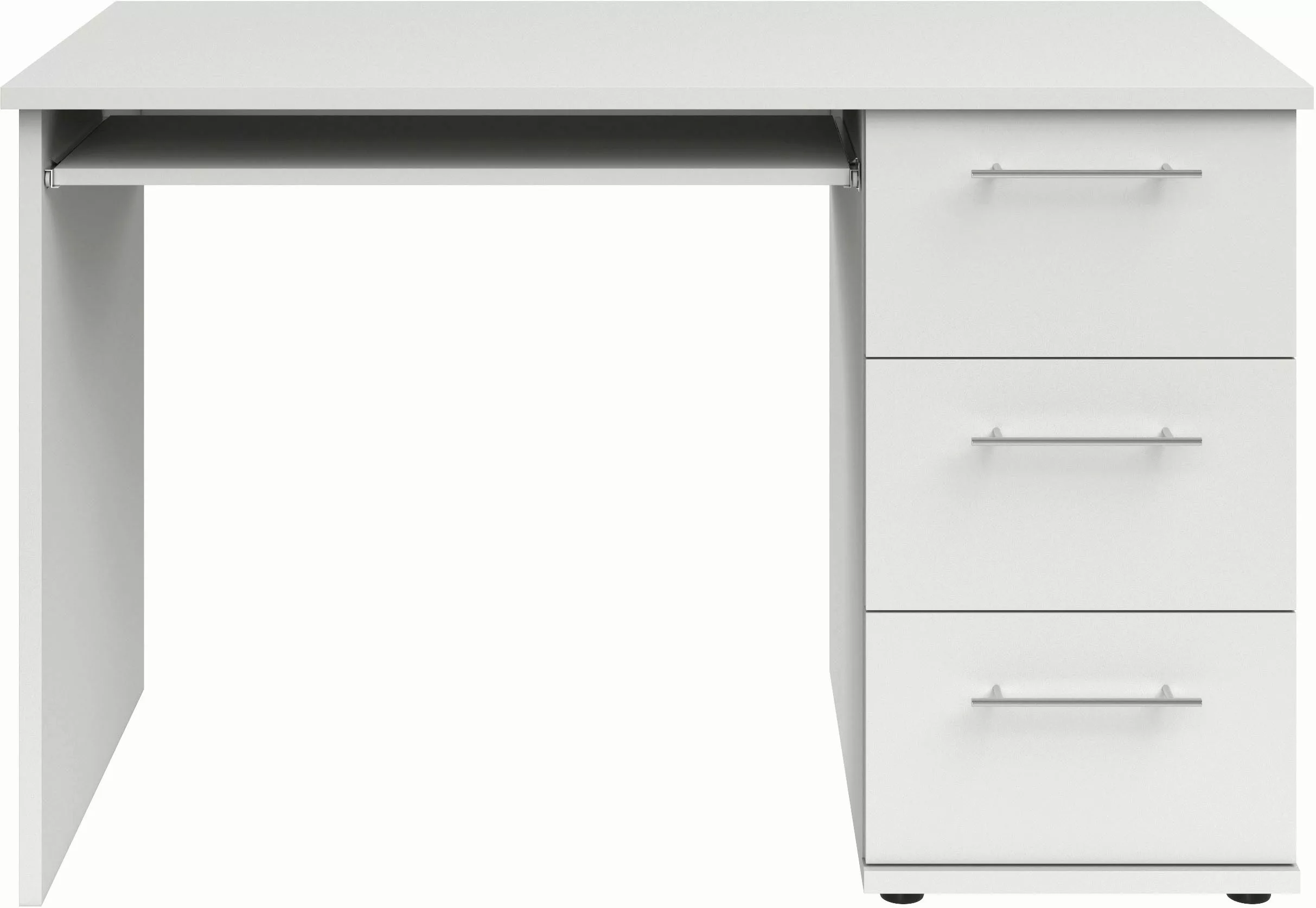 VOGL Möbelfabrik Schreibtisch "Tobi, optional mit Tastaturauszug,", mit 3 S günstig online kaufen