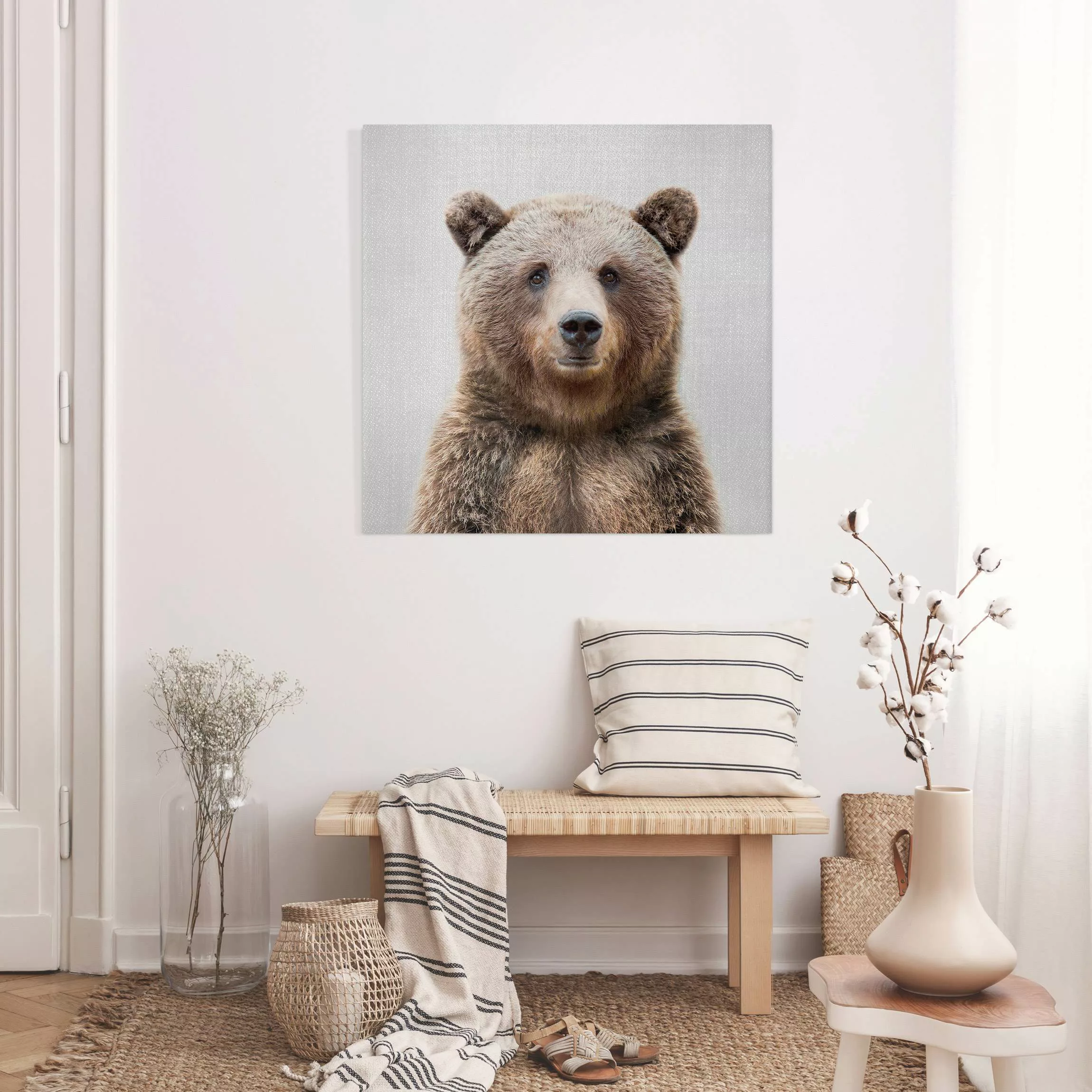 Leinwandbild Grizzlybär Gustel günstig online kaufen