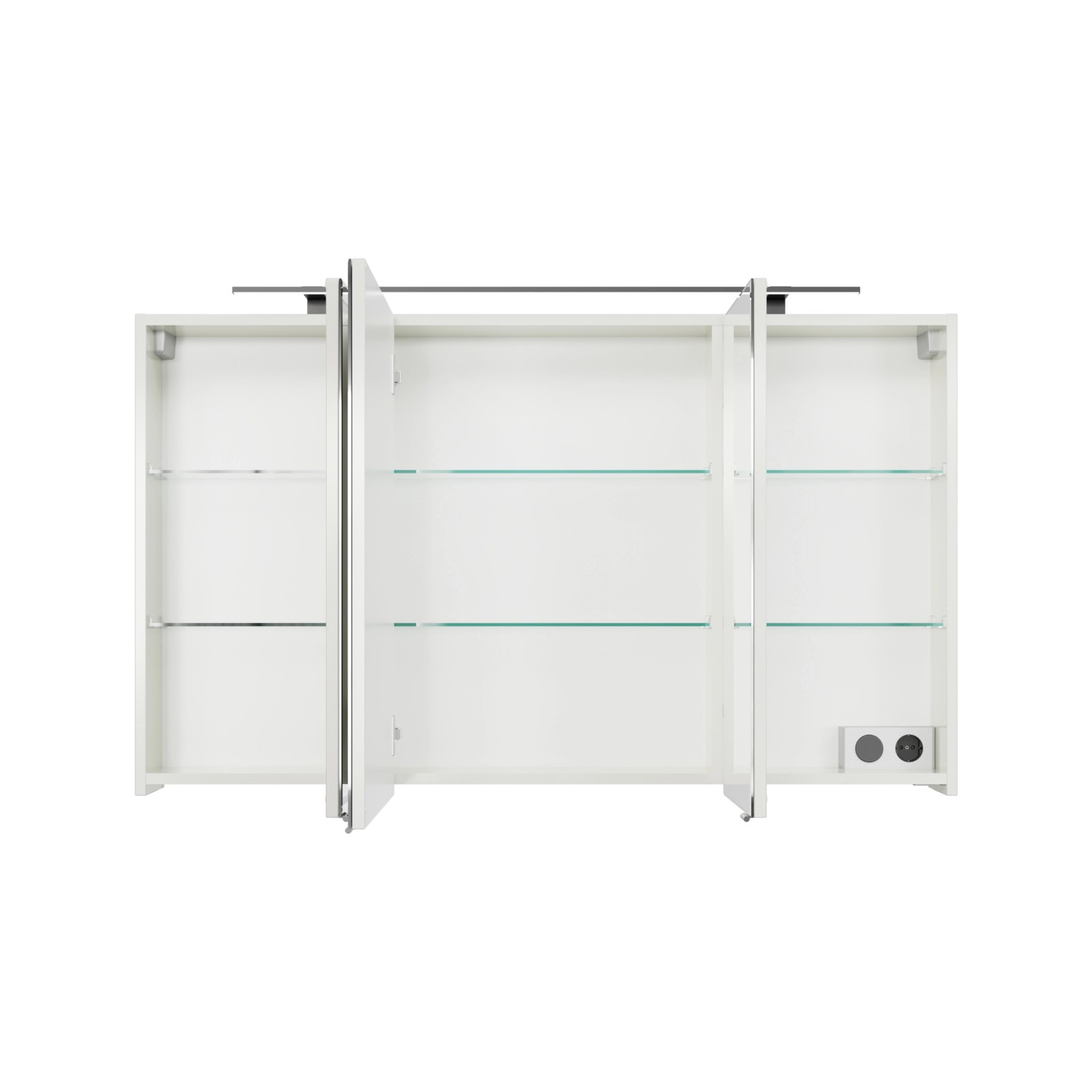 Pelipal Spiegelschrank Quantum 07 Schneeweiß Glanz 120 cm (35/50/35) günstig online kaufen