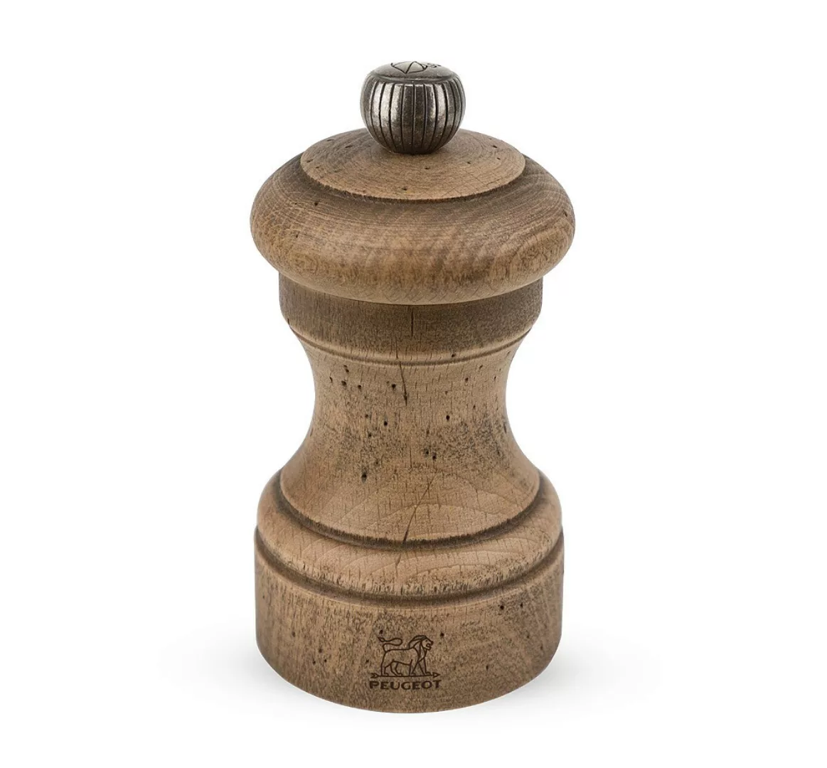 Peugeot Bistro Pfeffermühle 10 cm Buchenholz Antique - Stahlmahlwerk günstig online kaufen