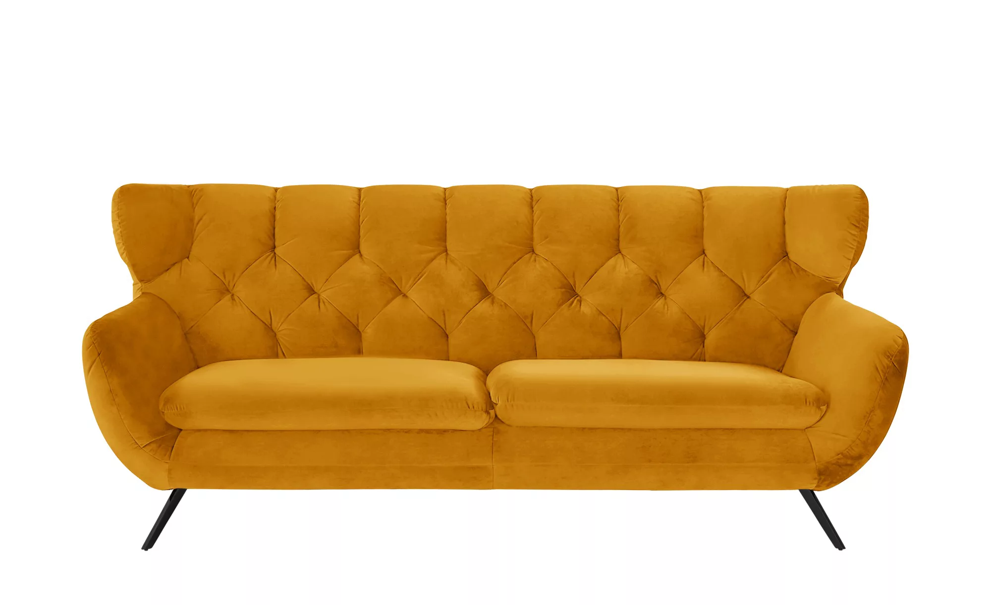 pop Sofa  Caldara ¦ gelb ¦ Maße (cm): B: 225 H: 94 T: 95 Polstermöbel > Sof günstig online kaufen