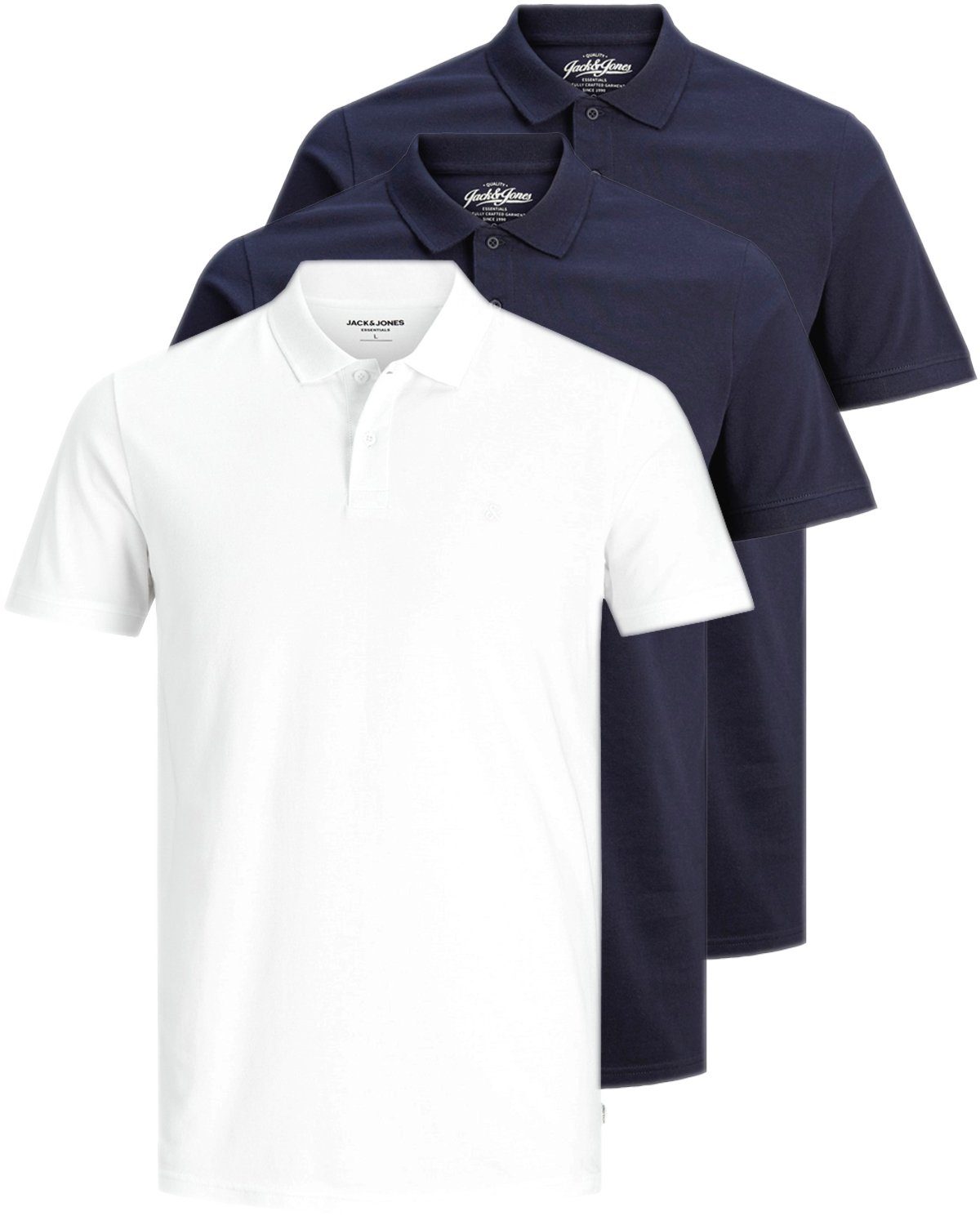 Jack & Jones Poloshirt (3er-Pack) in günstig online kaufen