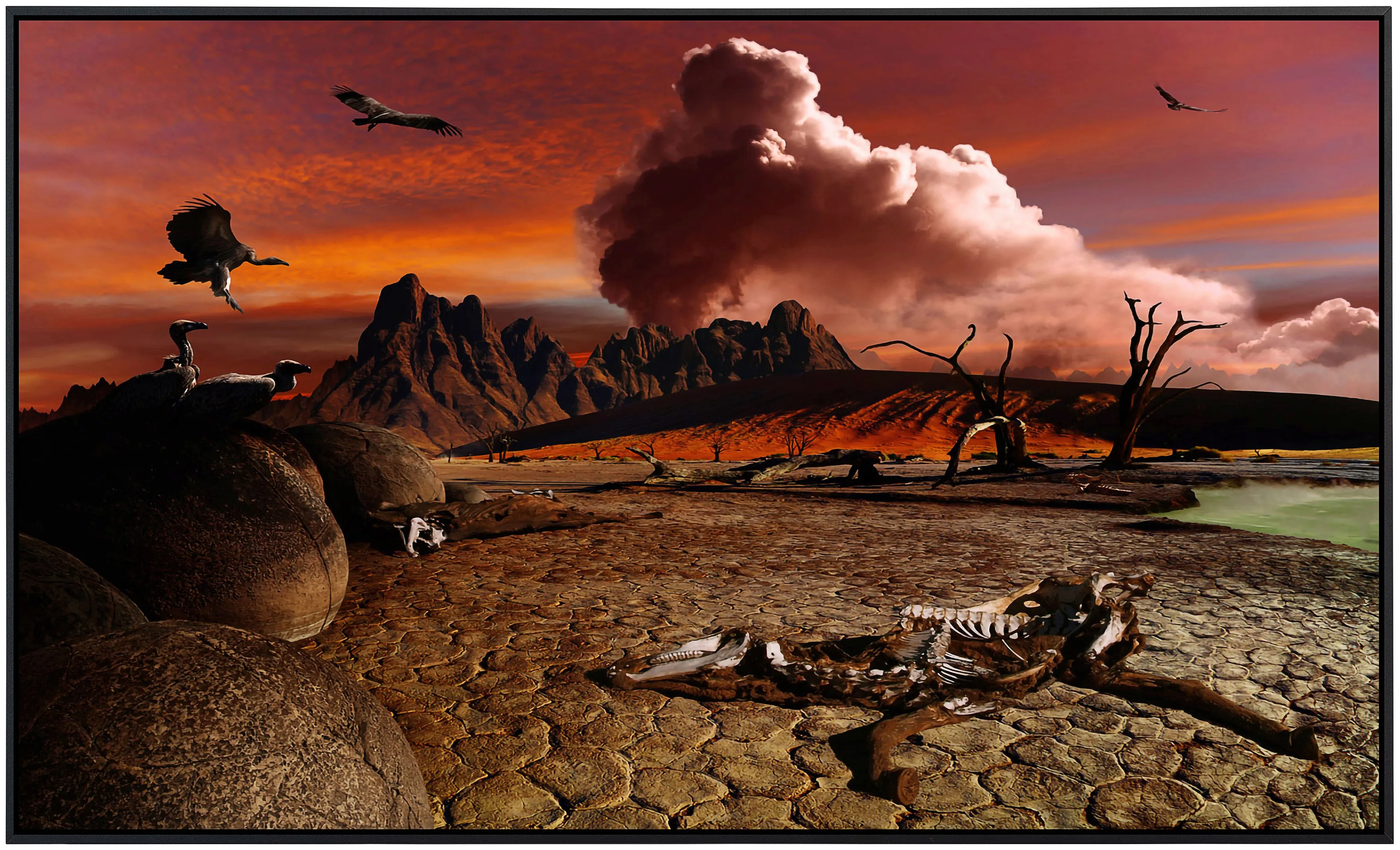 Papermoon Infrarotheizung »Apokalyptische Landschaft« günstig online kaufen