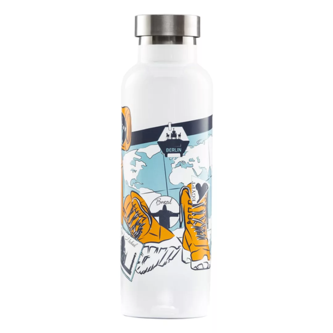 Bottle Set *Edelstahl-trinkflasche 750 Ml + Tea-infuser + Reinigungsbürste* günstig online kaufen