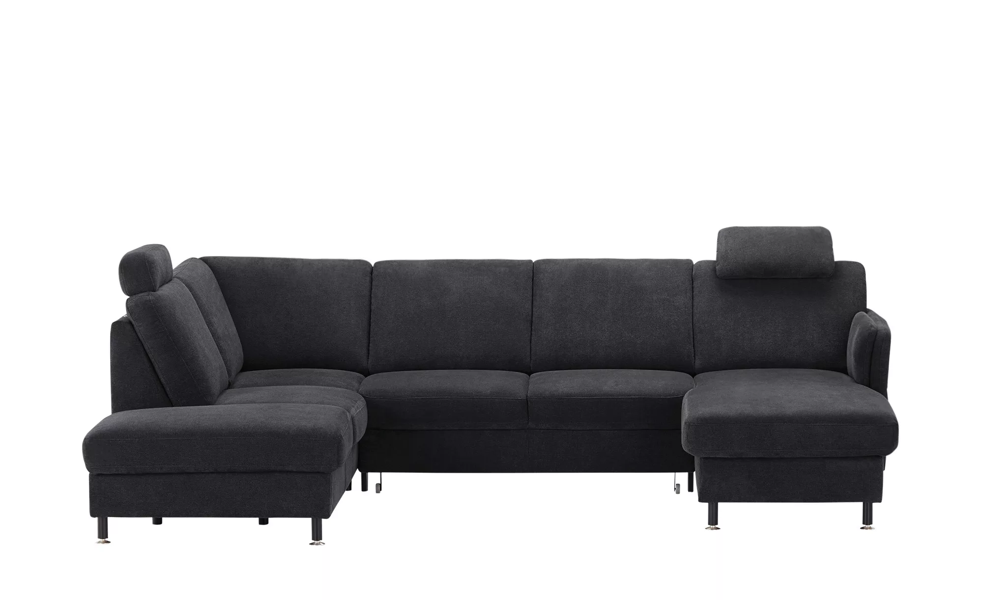 meinSofa Wohnlandschaft  Veit ¦ schwarz ¦ Maße (cm): B: 305 H: 90 T: 200 Po günstig online kaufen