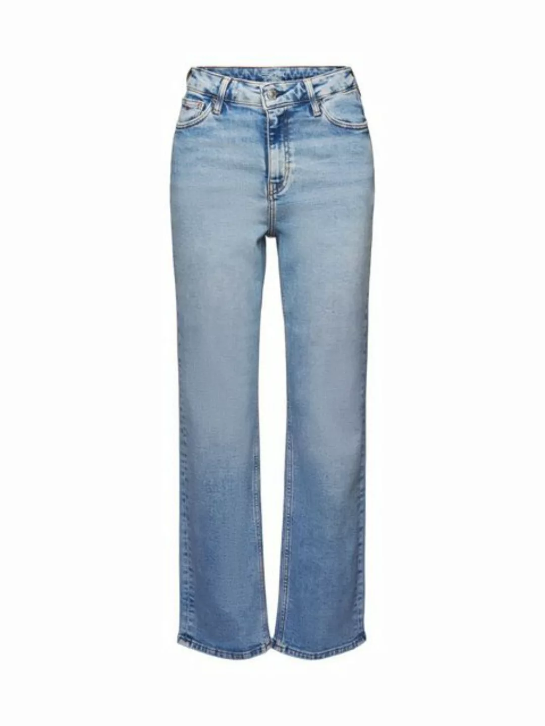 Esprit Weite Jeans Retro-Jeans mit gerader Passform und hohem Bund günstig online kaufen