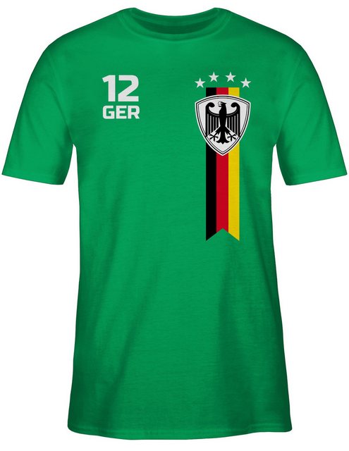 Shirtracer T-Shirt WM Fan Deutschland 2024 Fussball EM Fanartikel günstig online kaufen