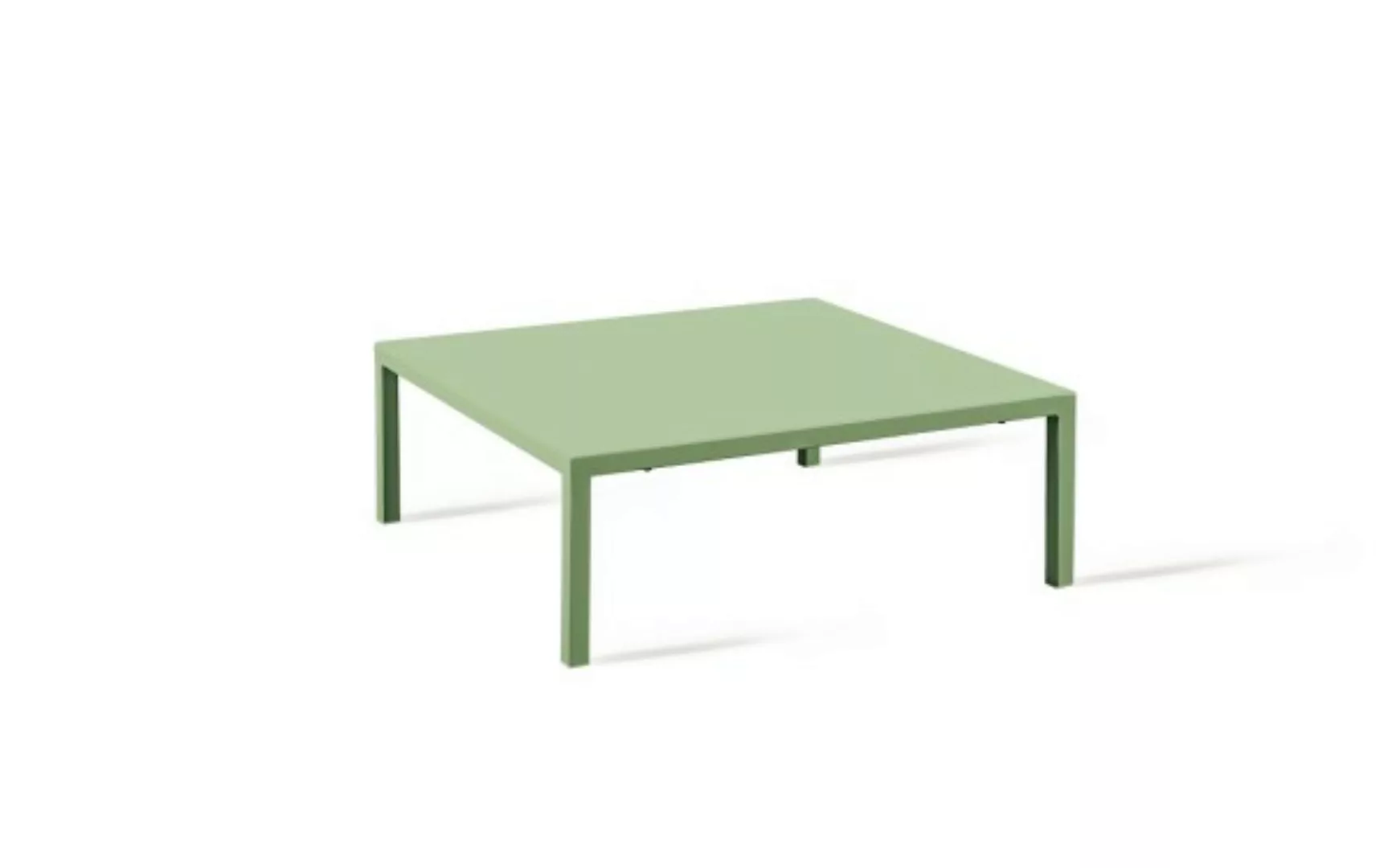 Niedriger Loungetisch Quatris 60x60x30 cm salbeigrün günstig online kaufen