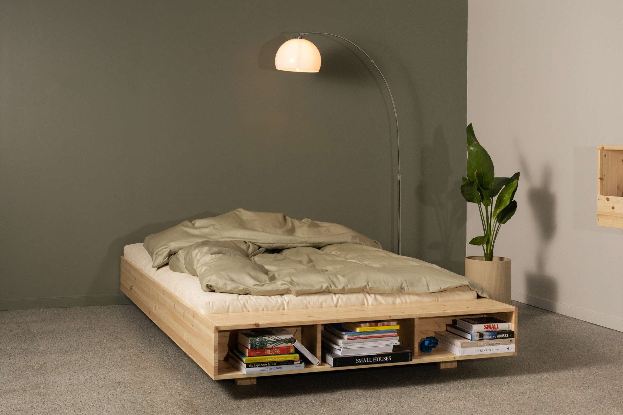 Karup Design Stauraumbett "Merge Bed Bettgestell m. integrierter Bank m. St günstig online kaufen