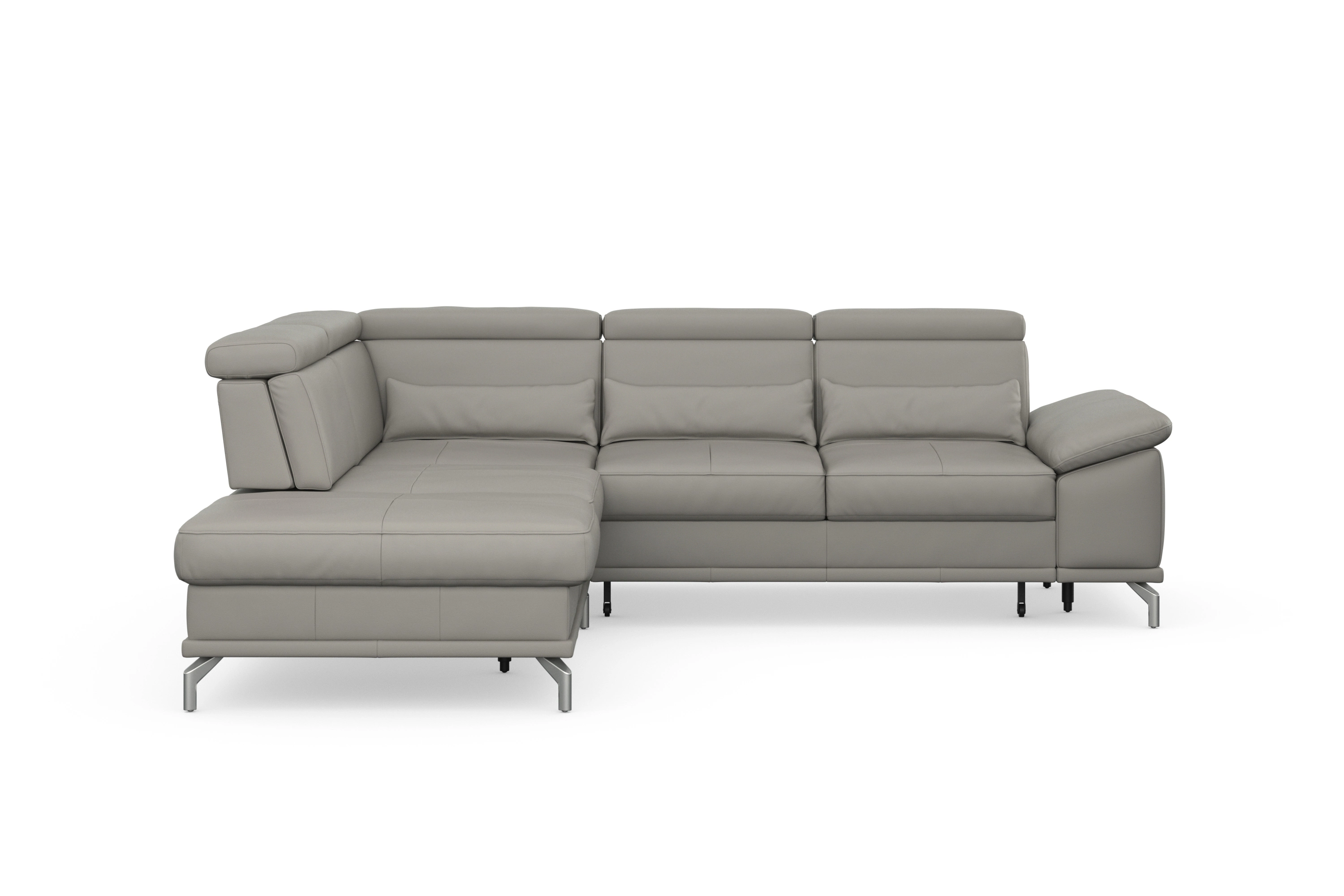 sit&more Ecksofa "Cabrio L-Form, mit Sitztiefenverstellung, Arm- und Kopfte günstig online kaufen