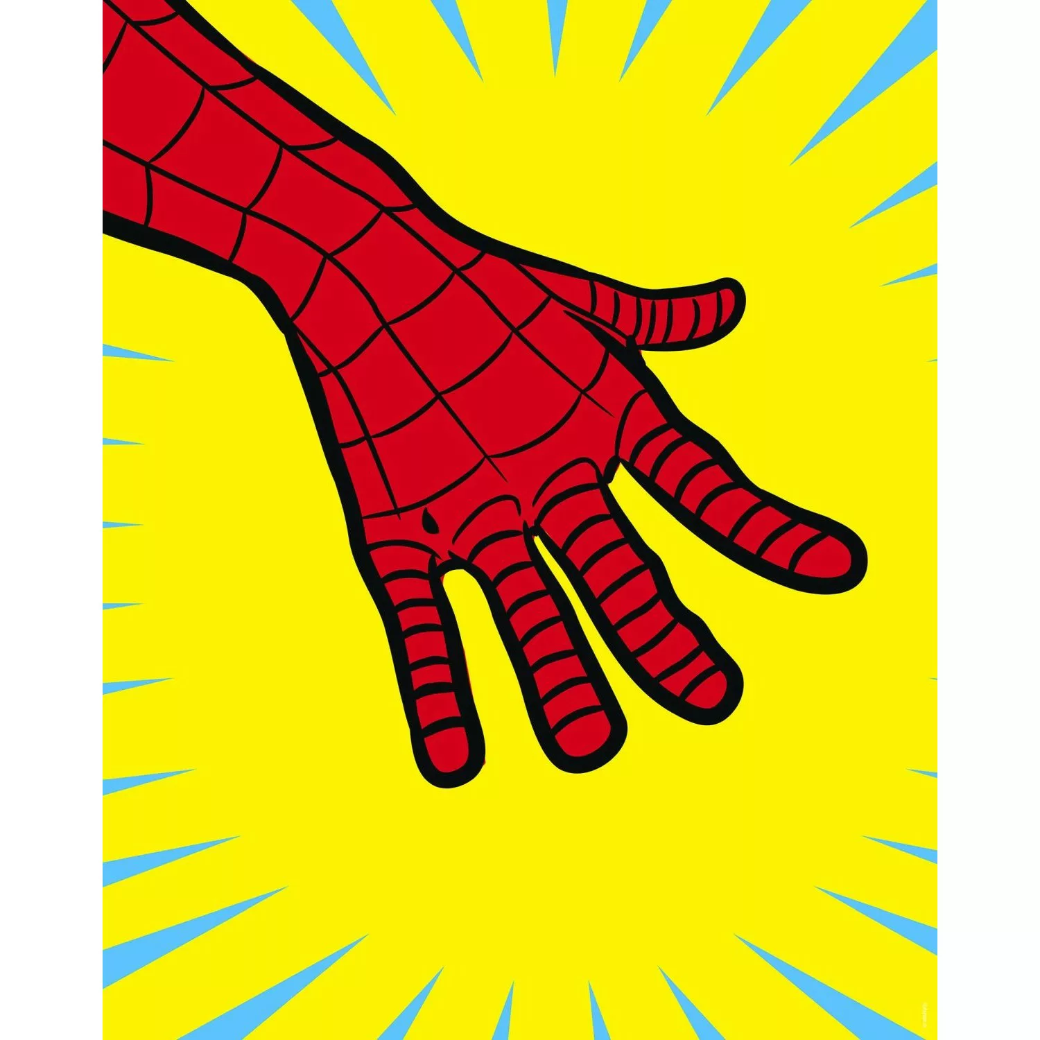 Komar Poster Spider-Man Gelb und Rot 40 cm x 50 cm 612850 günstig online kaufen