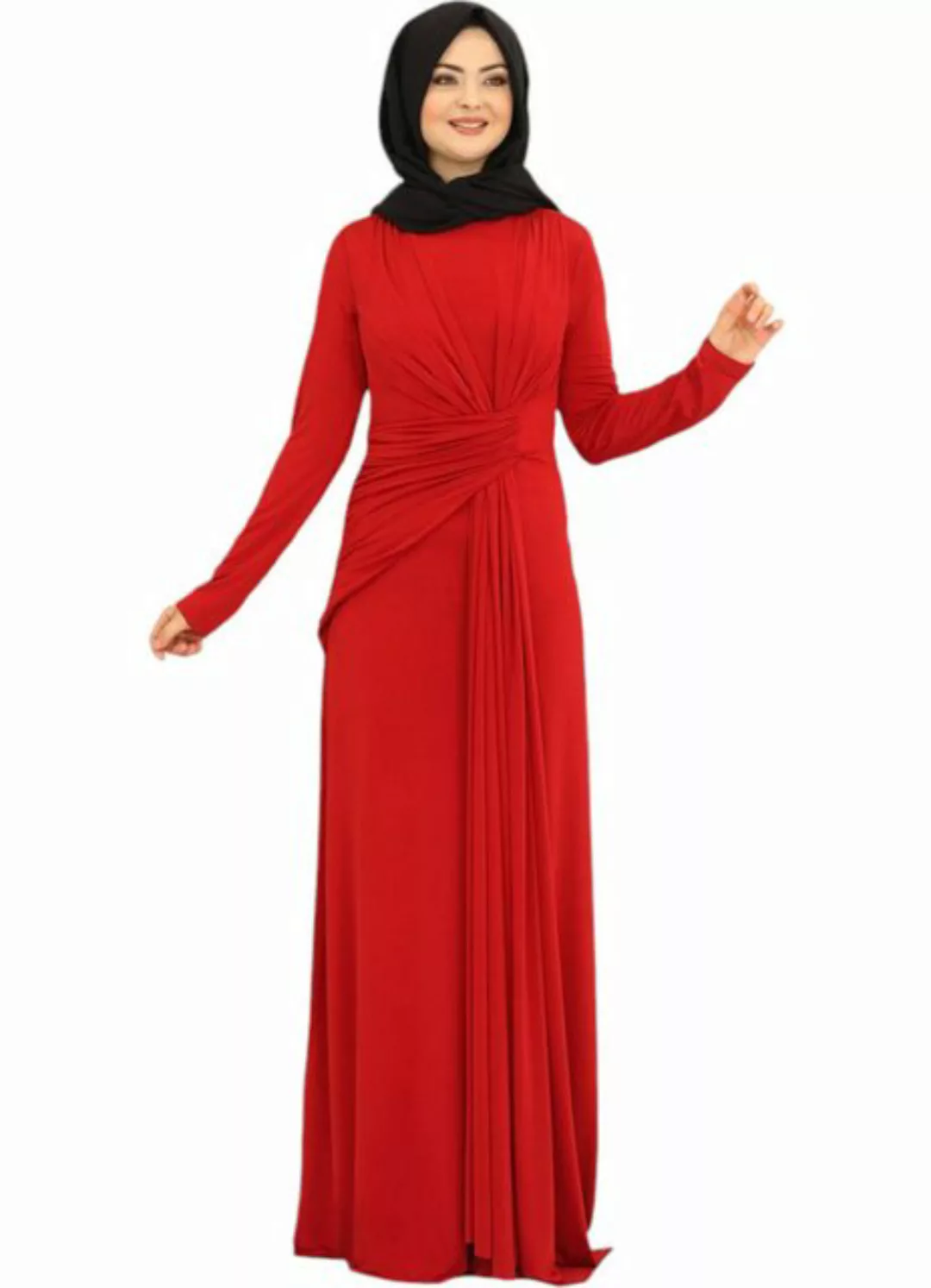 fashionshowcase Abendkleid Damen Elegantes Maxikleid - Modest Fashion, Hija günstig online kaufen