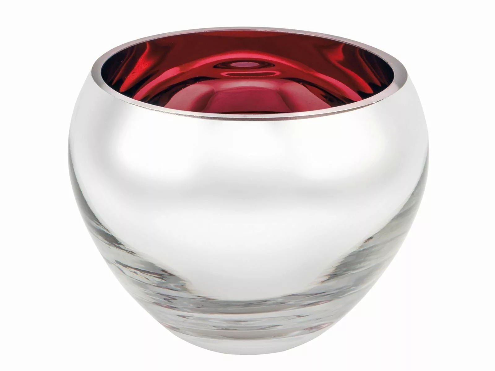 Fink Teelichthalter COLORE Teelichthalter rot 9 cm (rot) günstig online kaufen
