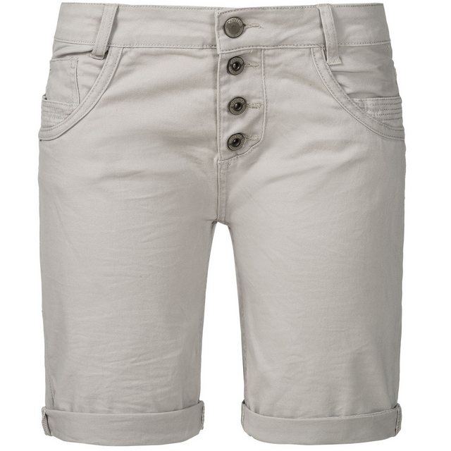 SUBLEVEL Shorts Damen Bermudas kurze Hose Sommer Chino Stoff Stretch Jeans günstig online kaufen