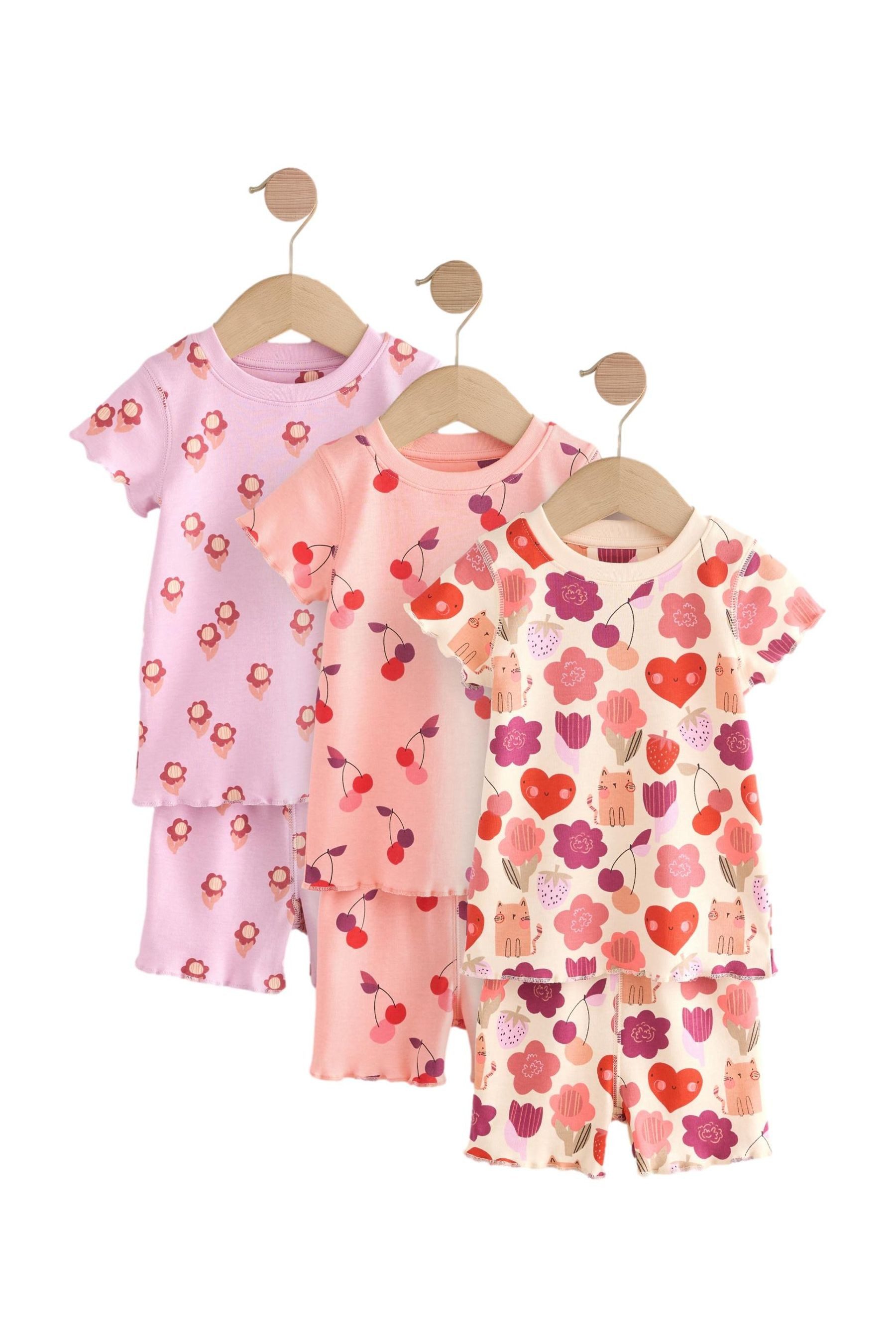 Next Pyjama Kurzer Pyjama 100 % Baumwolle, günstig online kaufen