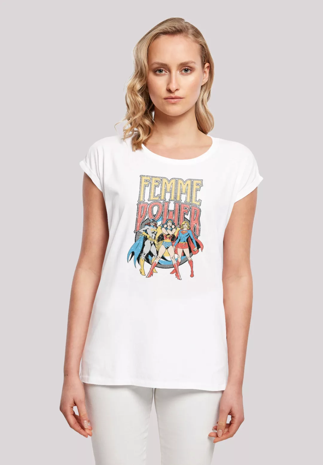 F4NT4STIC T-Shirt "DC Comics Superhelden Wonder Woman Femme Power", Print günstig online kaufen