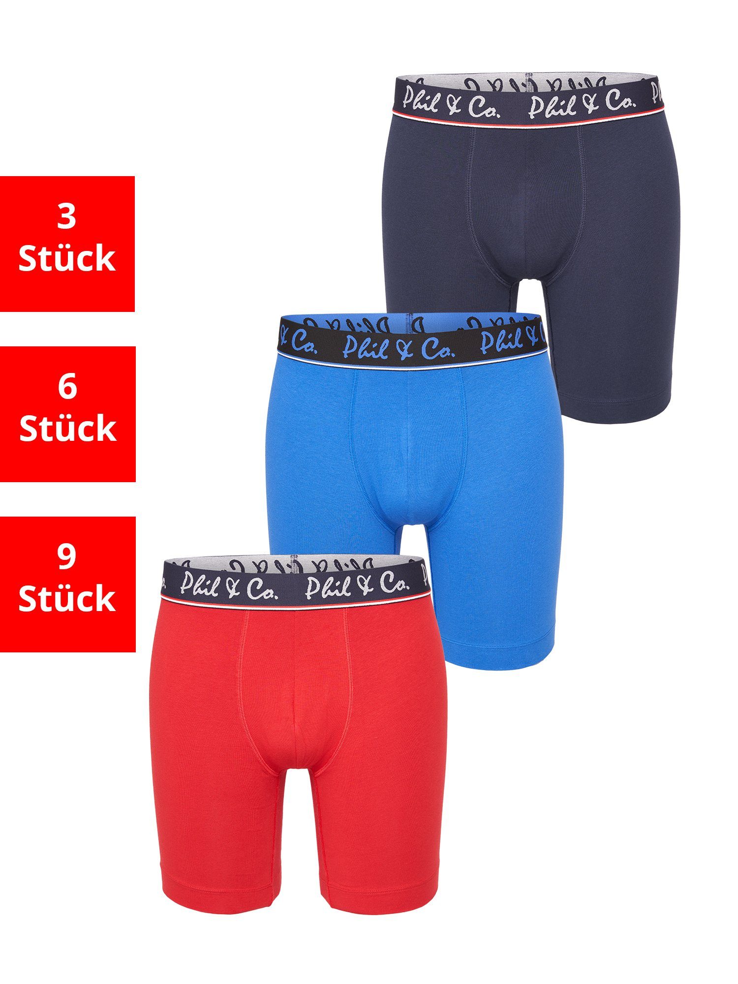 Phil & Co. Langer Boxer Long günstig online kaufen