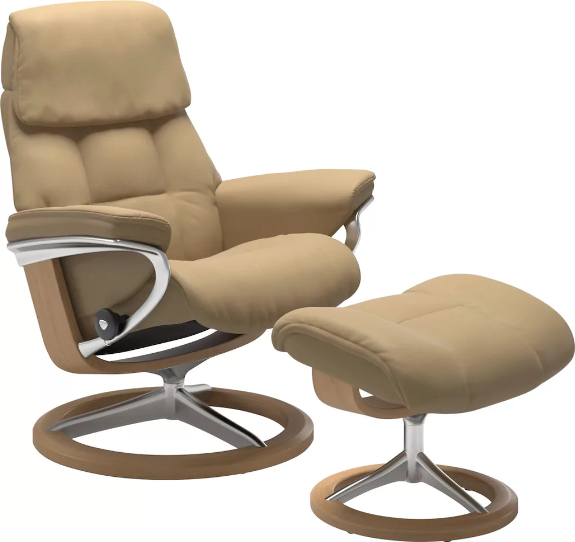 Stressless Relaxsessel "Ruby", (Set, Relaxsessel mit Hocker), mit Signature günstig online kaufen