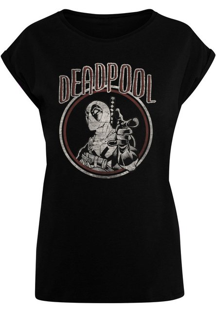 ABSOLUTE CULT T-Shirt ABSOLUTE CULT Damen Ladies Deadpool - Vintage Circle günstig online kaufen