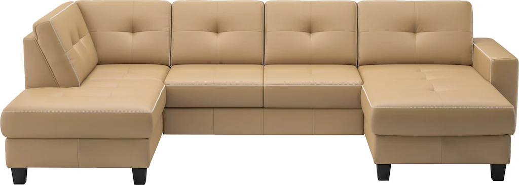 Places of Style Wohnlandschaft "Varese", wahlweise mit Bettfunktion und Bet günstig online kaufen