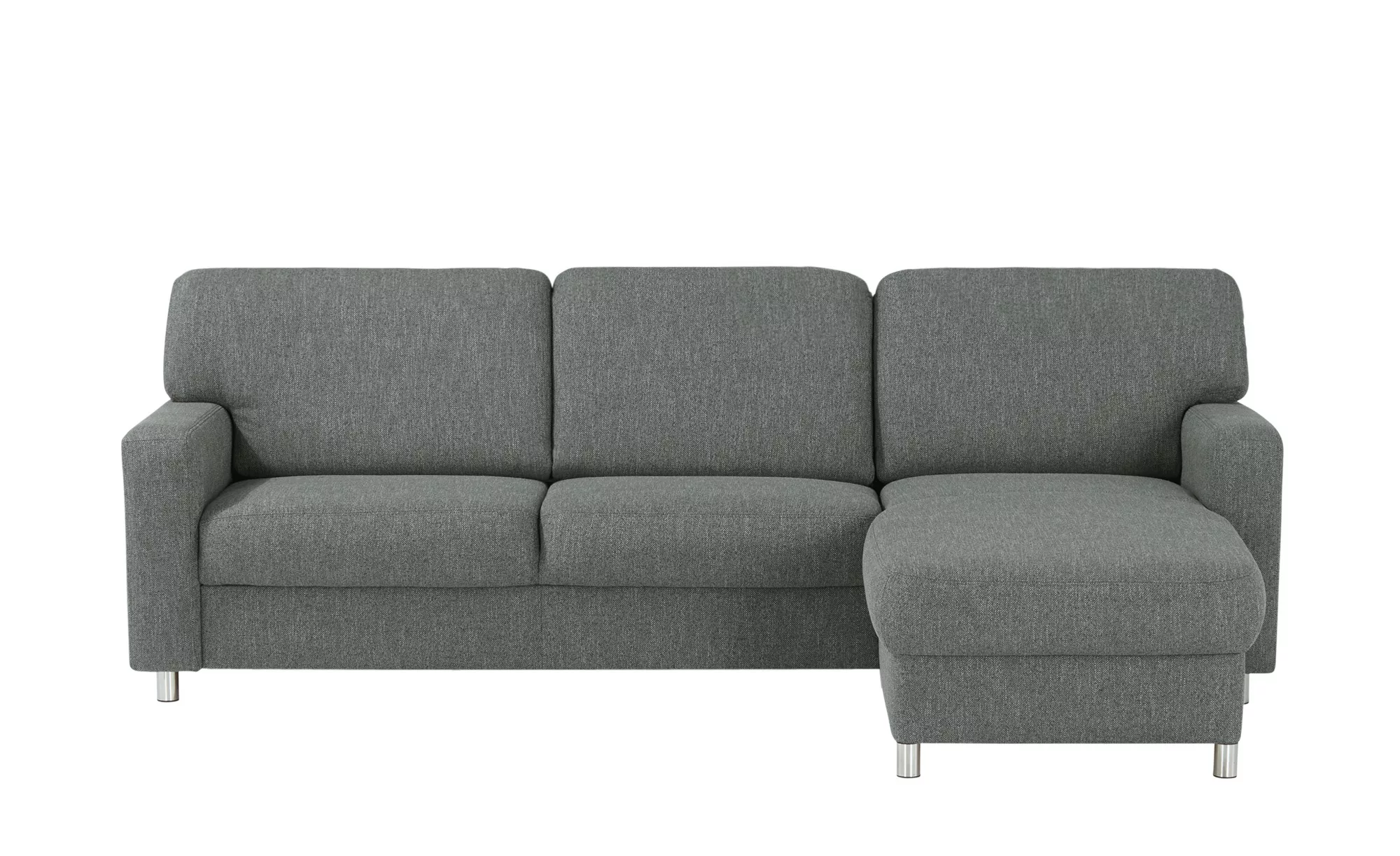 smart Ecksofa  Valencia - grau - 90 cm - Polstermöbel > Sofas > Ecksofas - günstig online kaufen