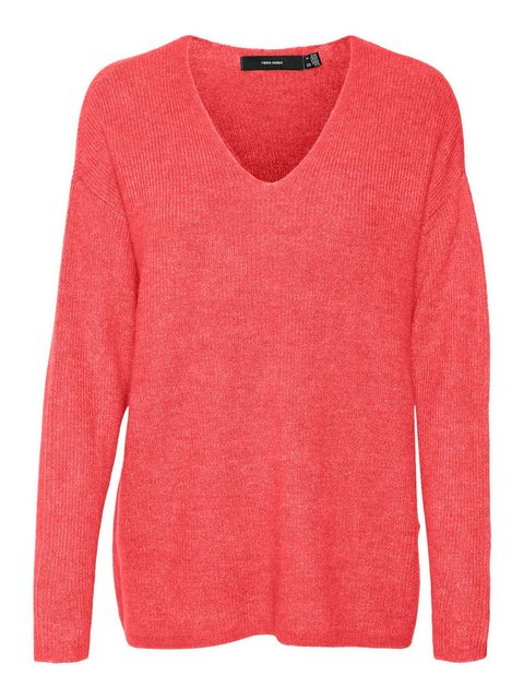 Vero Moda V-Ausschnitt-Pullover "VMCREWLEFILE LS V-NECK BLOUSE NOOS" günstig online kaufen