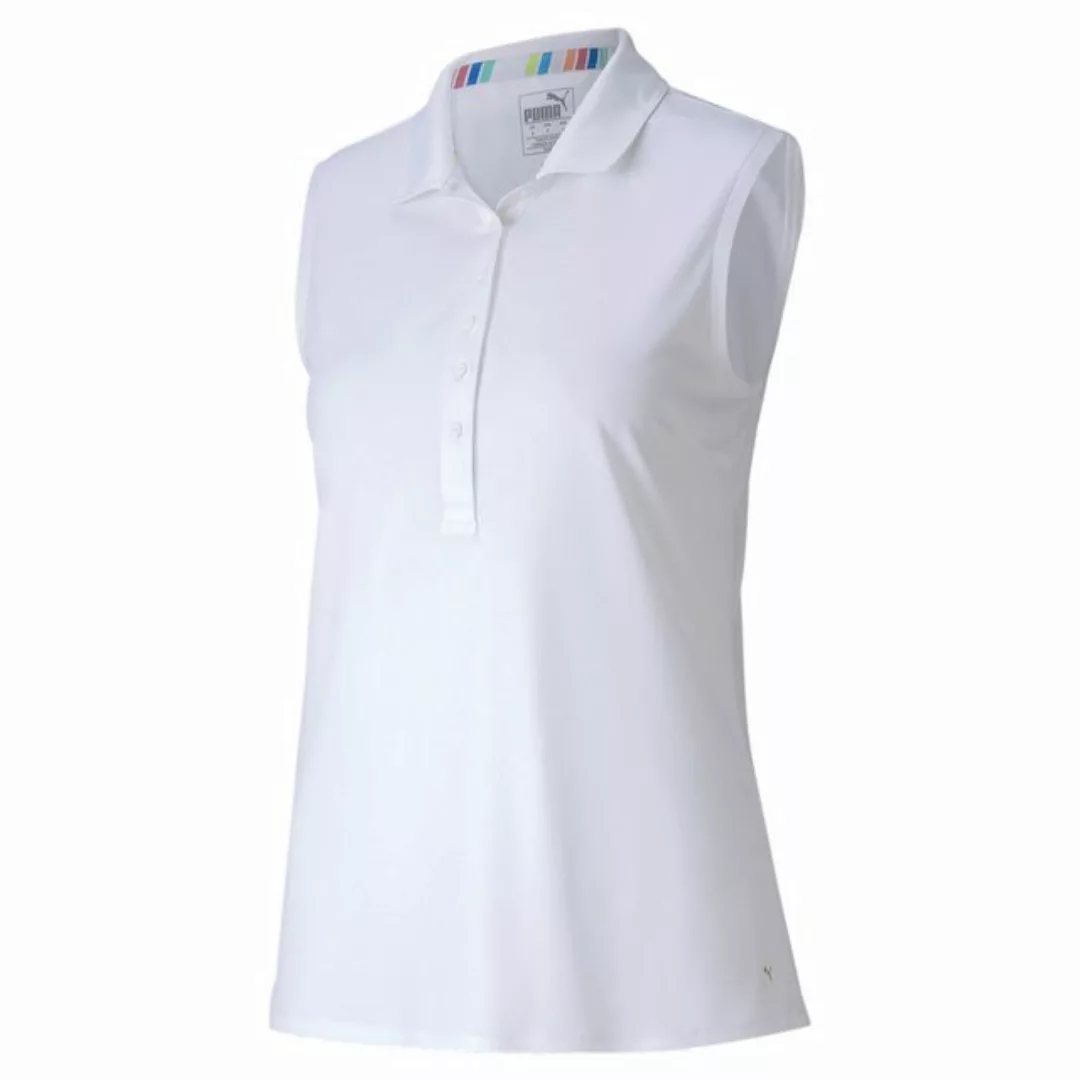 PUMA Poloshirt Puma Golf Polo Rotation Sleeveless Weiß Damen günstig online kaufen