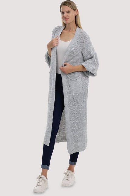 malito more than fashion Longstrickjacke 3151 offene lange Strickjacke in G günstig online kaufen