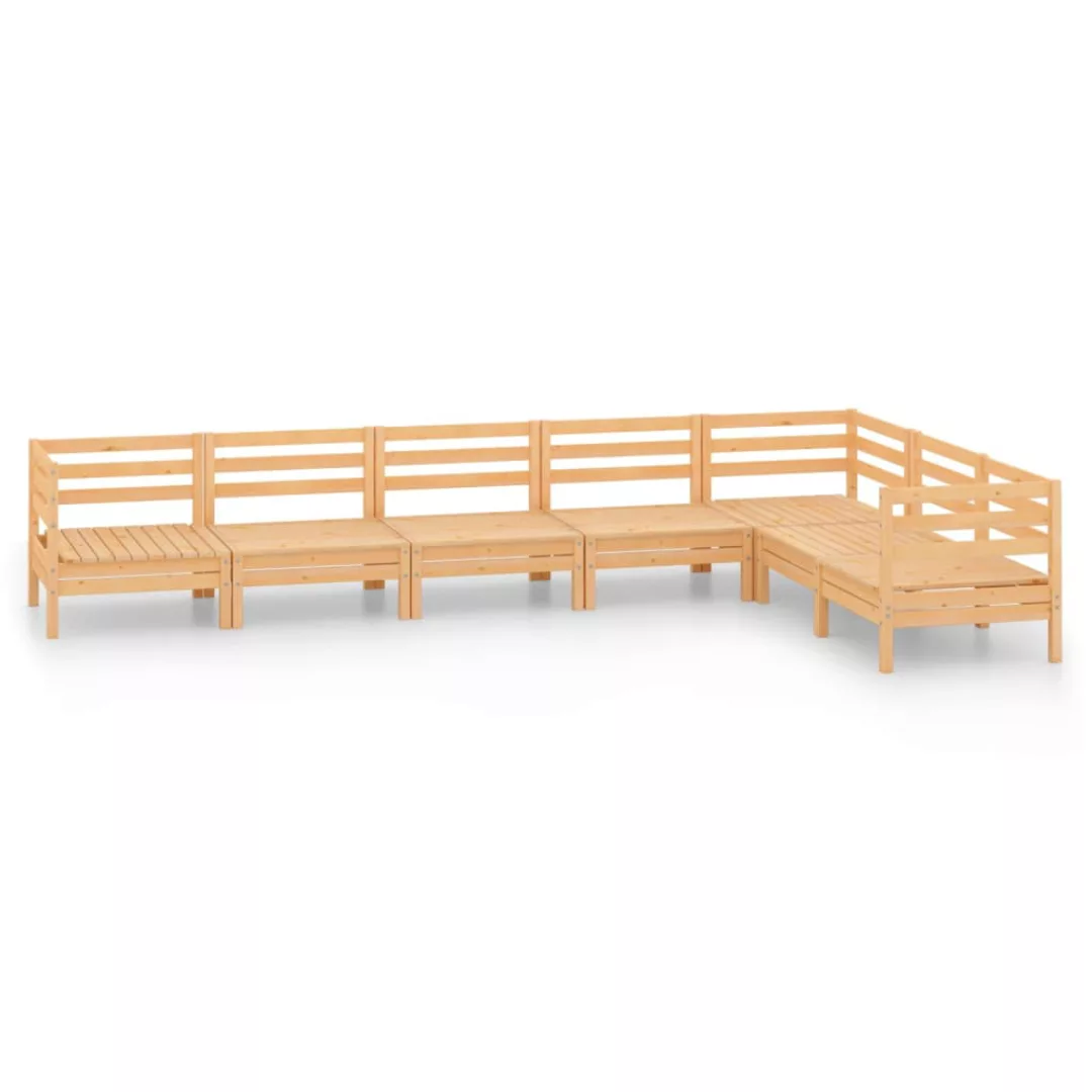 7-tlg. Garten-lounge-set Massivholz Kiefer günstig online kaufen