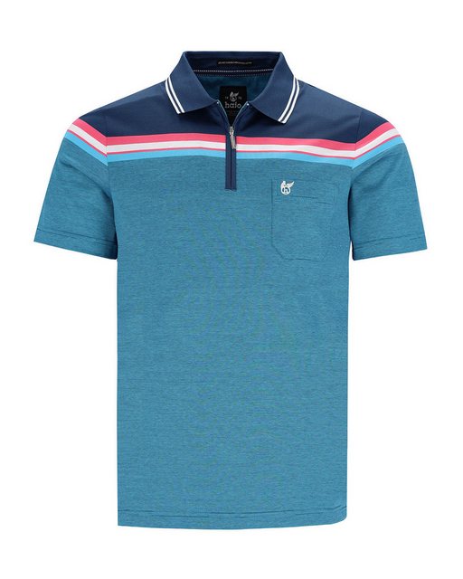 Hajo Poloshirt Poloshirt mit Zip und Flächenteiler günstig online kaufen